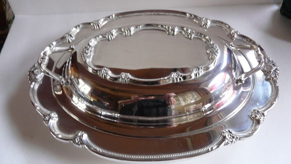 1847 Rodgers Bros. IS Silverplated Covered Casserole/Dish Remembrance #9812