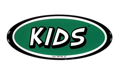 Cruisin' With Kids Safety Tag - Green