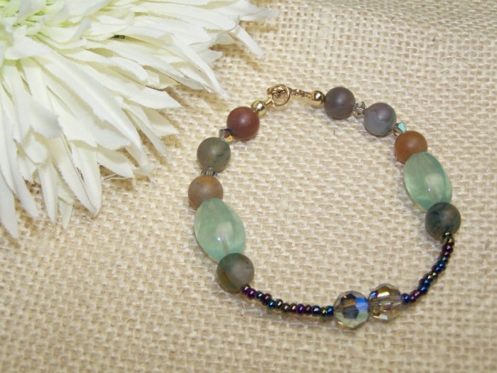 Lemon Quartz Octagon Bracelet