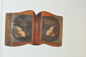 Revelation 21:4 Wall Decor Plaque Children of God Shaped like a Book 17.5"X 10"