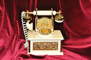 Hand held Vintage Decorative Phone AM Radio Made in Japan