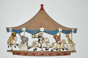 CAROUSEL Wall Hanging 1979 UNIVERSAL Horses, Multi-Color, Not Sure and Unisex