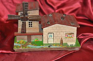 Wind Mill Jewelry Box House with a draw