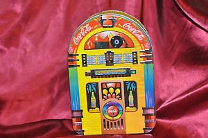 COCA COLA TIN ~ "Always Rockin" Juke Box 1998 Excellent Beautiful Piece!