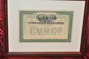 Central Vermont Railroad Company Framed