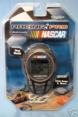 NASCAR Racing Pro Handheld Game and Stopwatch