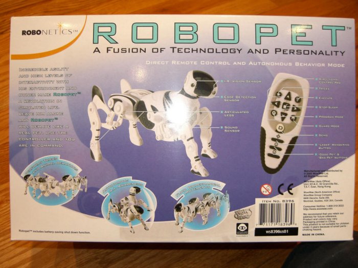 NEW WowWee RoboPet Remote Control Robot Toy Pet