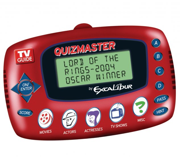 Electronic Travel Games: TV Guide Quiz Master by Excalibur