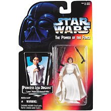 Star Wars Power of the Force 2 Red Card Leia Organa