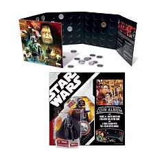 Star Wars Basic Figure Darth Vader and Coin Folder