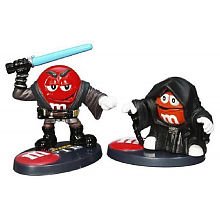 Star Wars Chocolate M Pire Orange Character as Emperor Palpatine & Red Character as Anakin Skywalker