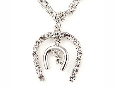 Crystal Horseshoe Necklace