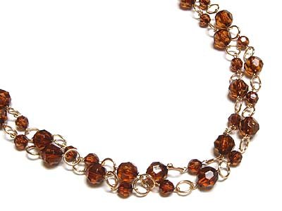 Gold Small Top Tone Necklace