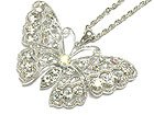 Gorgeous Crystal Butterfly Necklace