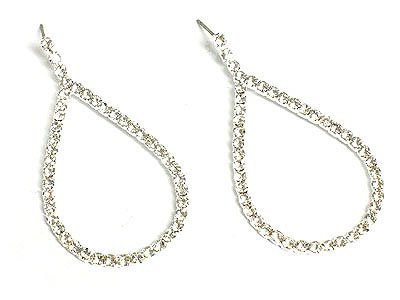 Beautiful Crystal Teardrop Earrings