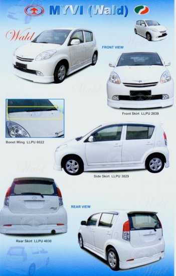 Myvi Wald PU BodyKit
