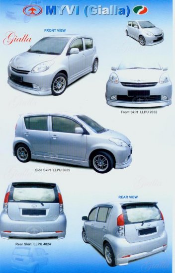 Myvi Gialla PU Bodykit