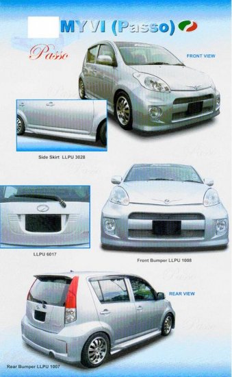 Myvi Passo PU Skirting