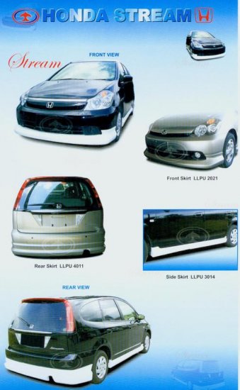 Honda Stream PU Bodykit