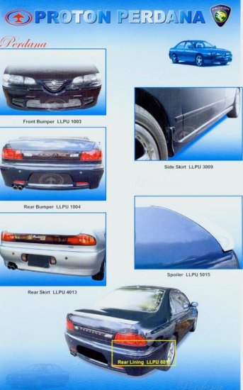Proton Perdana V6 PU Bodykit