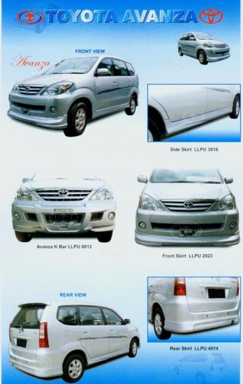 Toyota Avanza TRD Bodykit