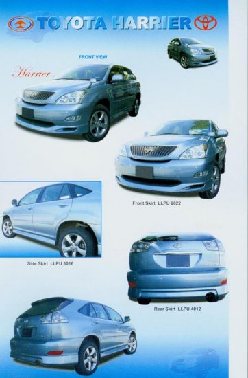 Toyota Harrier 2004 OEM Full Skirting
