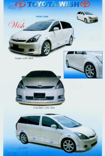 Toyota Wish Body Skirting