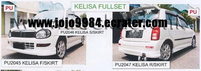 Perodua Kelisa New Skirting(PU)