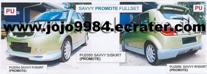 Proton Savvy Promote PU Bodykit