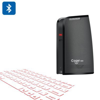 Cager wireless laser projected keyboard