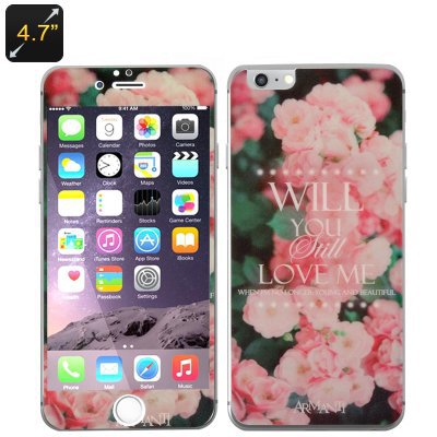 Front & Rear temper glass for iphone 6 4.7 inches