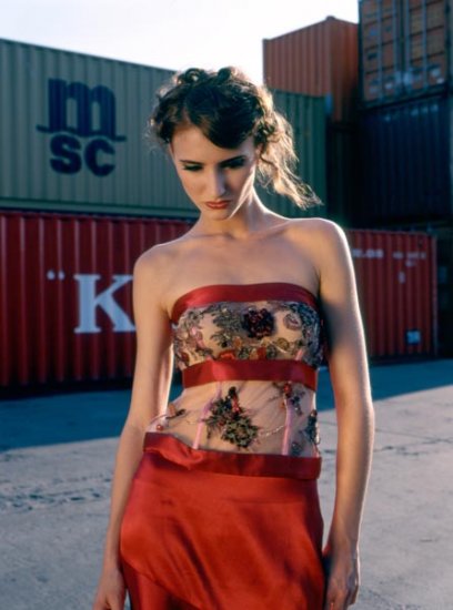 Dress in two part