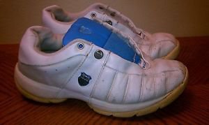 Well Worn K-SWISS Womens Size 7.5 7 1/2 US Crosstrainer Tongue Twister LEATHER