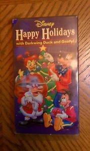 Happy Holidays With Darkwing Duck and Goofy Disney ( VHS )