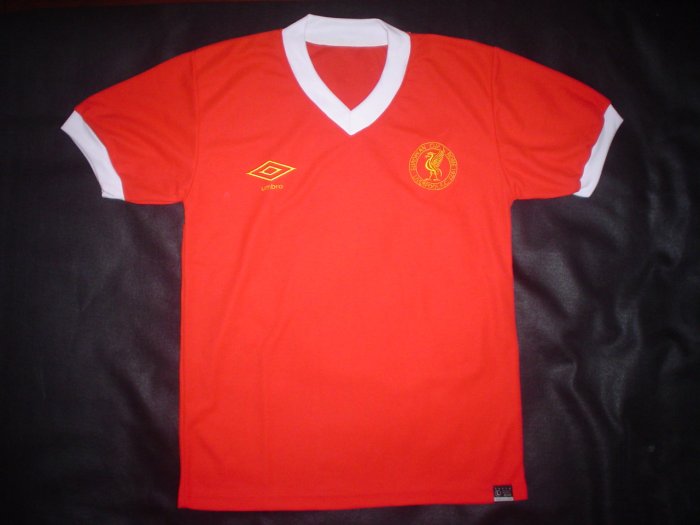 Liverpool 1977 Rome European Cup Shirt