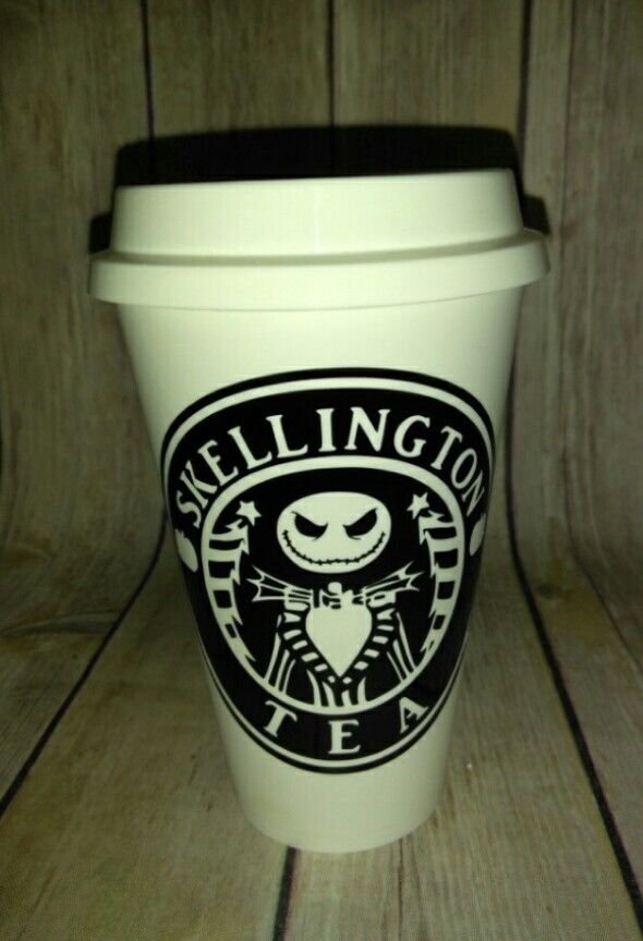 Nightmare Before Christmas Jack Skellington Tea Travel Cup - Coffee