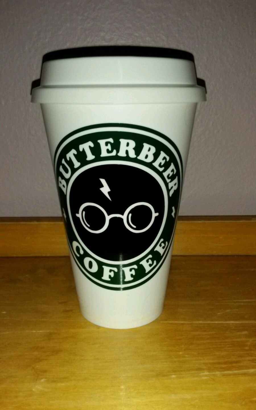 HARRY Potter - Butterbeer Plastic Reusable Travel Coffee Cup