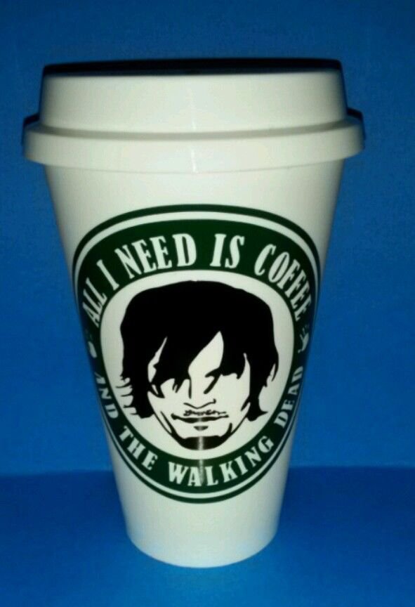 Walking Dead - Daryl Dixon Coffee Cup - All I need is coffee and walking dead!