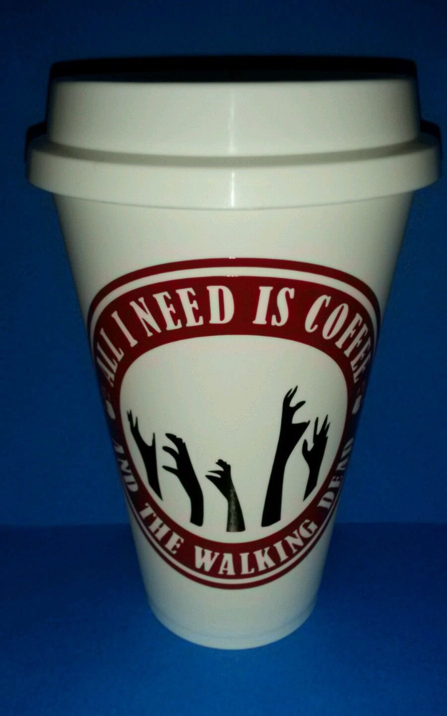 Zombies - Walking Dead - Coffee Cup - All I need is coffee and walking dead!
