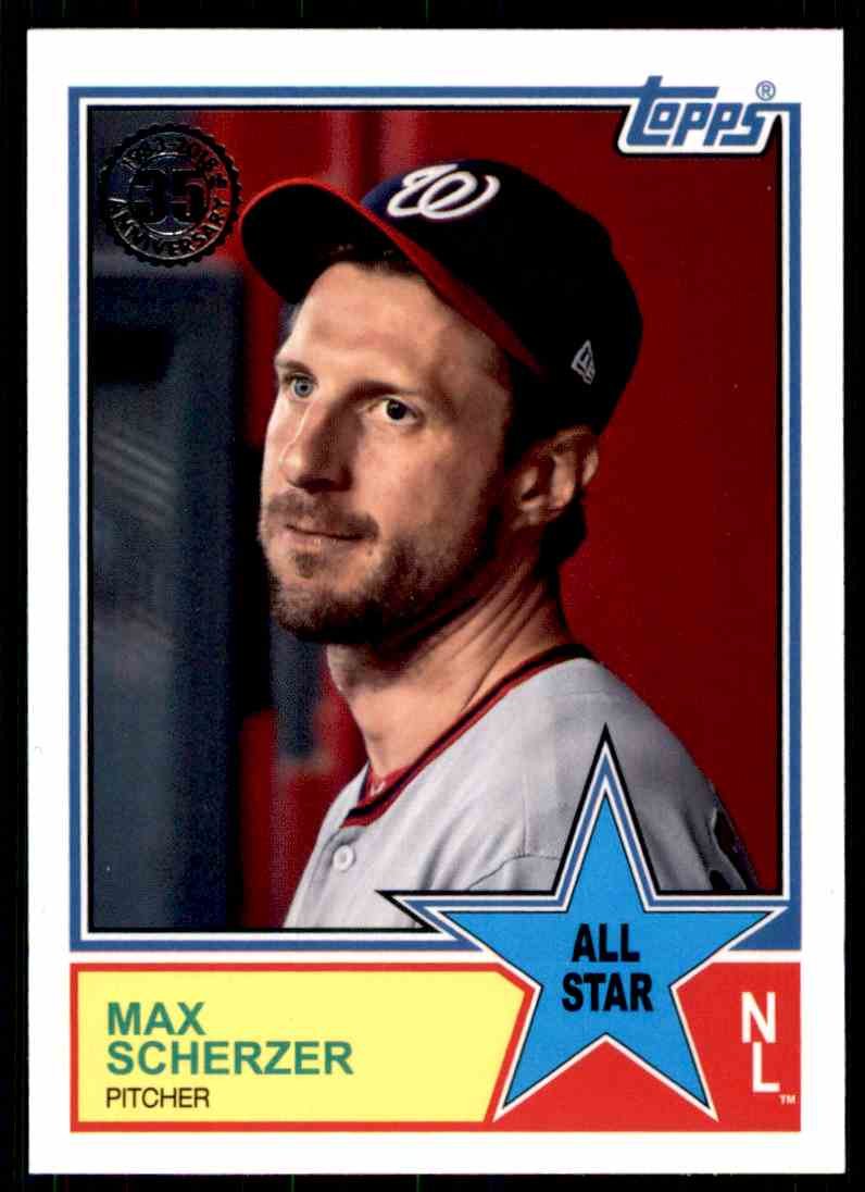 Topps Baseball Series Insert As Max Scherzer