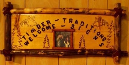 Timber Welcome Sign I