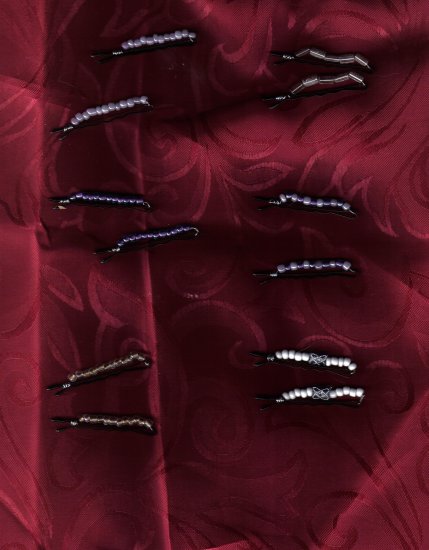 Beaded bobby pins