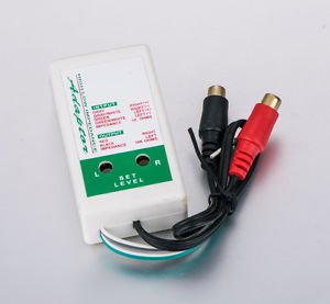 APS NEW LINE LEVEL CONVERTER HIGH TO LOW SPEAKERS TO RCA AD-105