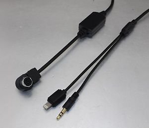 APS AUX Audio Charging Cable for ALPINE KCA-121B Input For iPhone 6 6 PLUS