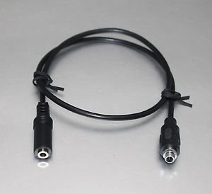 APS 3.5mm FEMALE Stereo Audio Plug Extension cable with screw gold plated