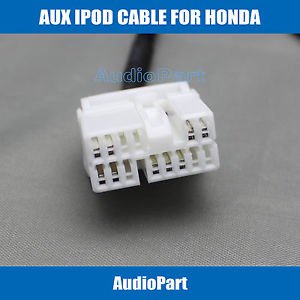 APS Aux cable for iPod Honda Accord Fit City Civic Odyssey Ridgeline car audio