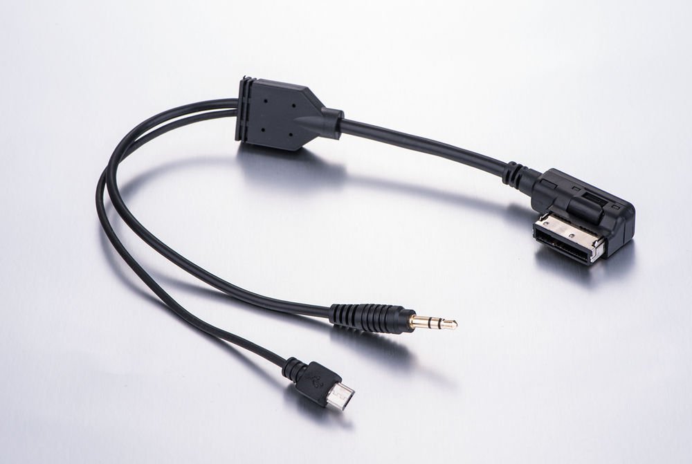 APS Audio cable for Audi Ami VW MMI A4 A6 A8 Connector for Samsung HTC 30CM LONG