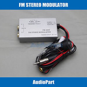 APS US SHIPPING Factory Radio Stereo FM Modulator RCA AUX Input Audio Converter