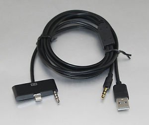 APS AUX CABLE FOR TOYOTA FOR IPHONE 5 5C 5S CAR AUDIO CABLE