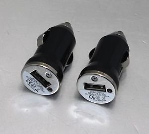 APS 700MA Mini Car USB Charger Adapter to Cigarette Lighter for USB Black